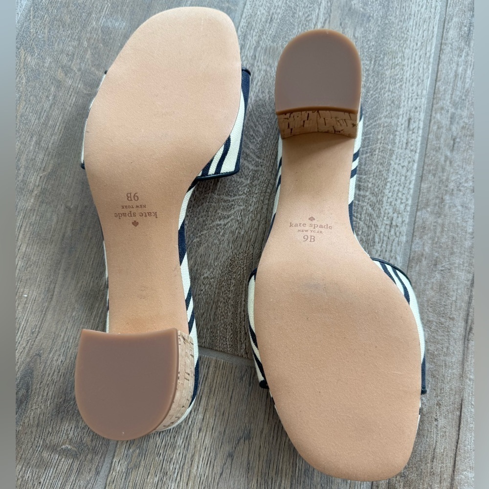 Kate Spade | Cambrey Stripe Sandals NWOT Size 9 - Picture 3 of 6